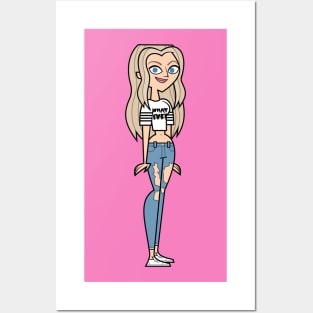 Kristin Fairlie (Total Drama style) Posters and Art